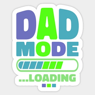 dad mode loading Sticker